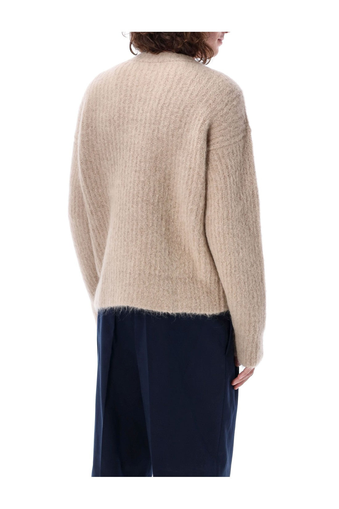 Ami Paris-OUTLET-SALE-Knitwear BEIGE-ARCHIVIST