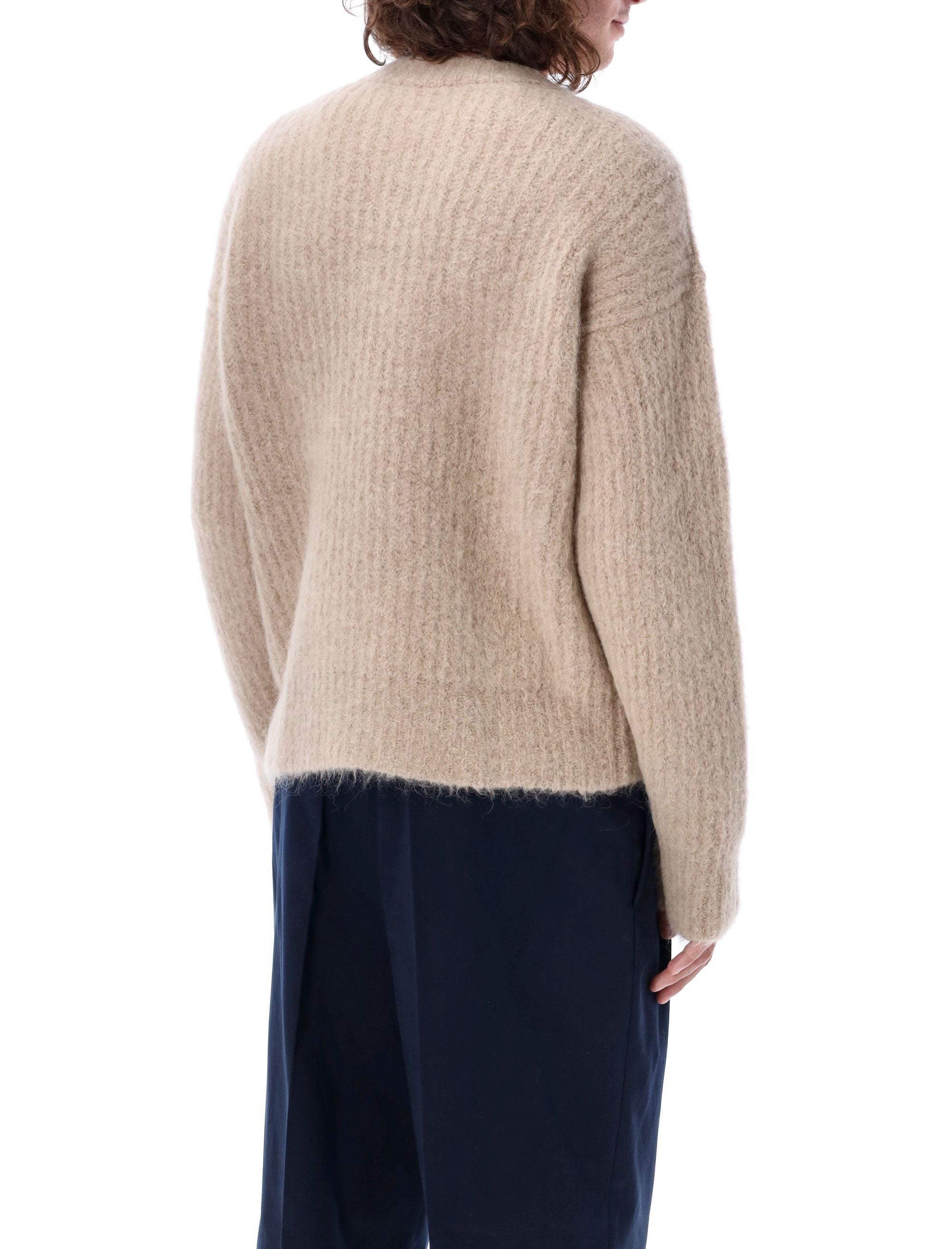 AMI PARIS-OUTLET-SALE-Knitwear BEIGE-ARCHIVIST