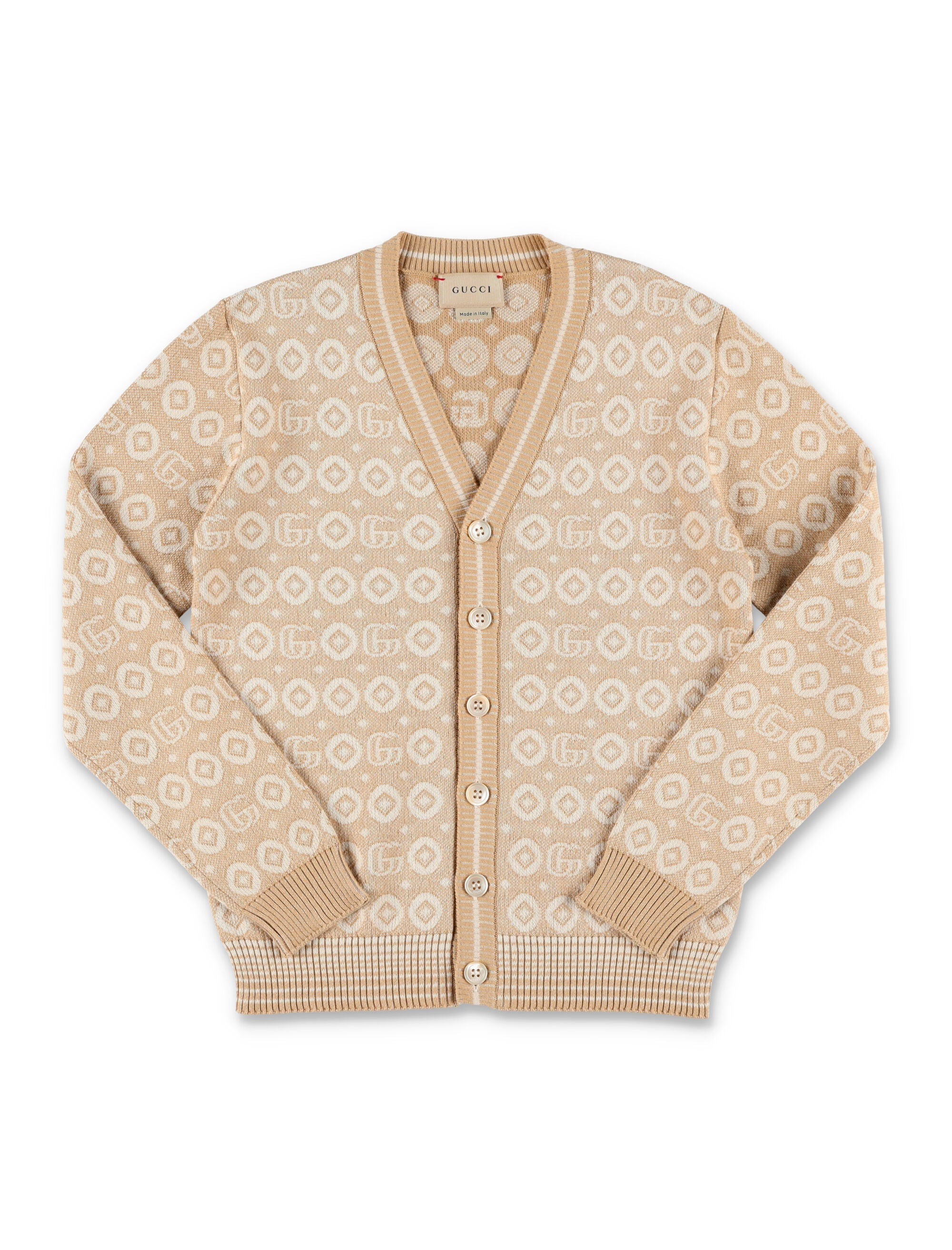 Gucci-OUTLET-SALE-Knitwear BEIGE-ARCHIVIST