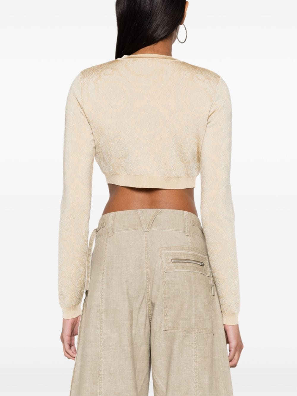 Versace-OUTLET-SALE-Knitwear BEIGE-ARCHIVIST