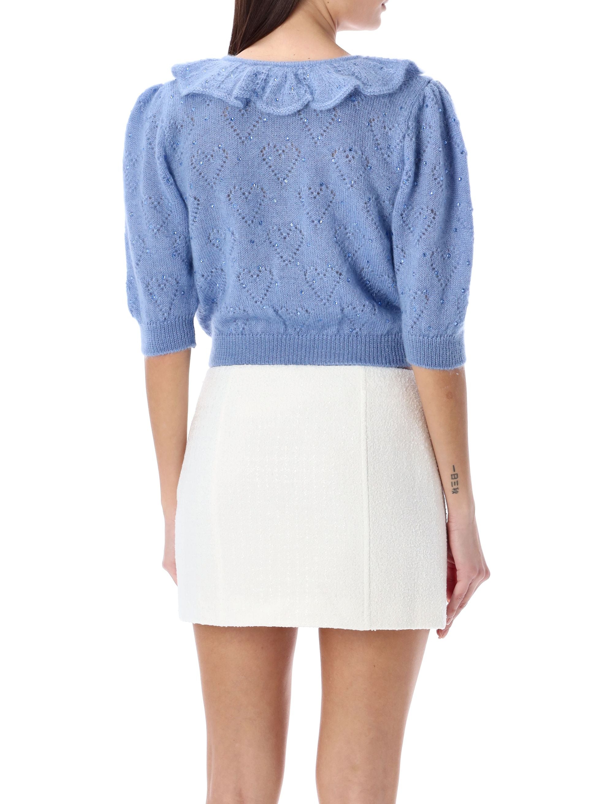 ALESSANDRA RICH-OUTLET-SALE-Knitwear BLAU-ARCHIVIST