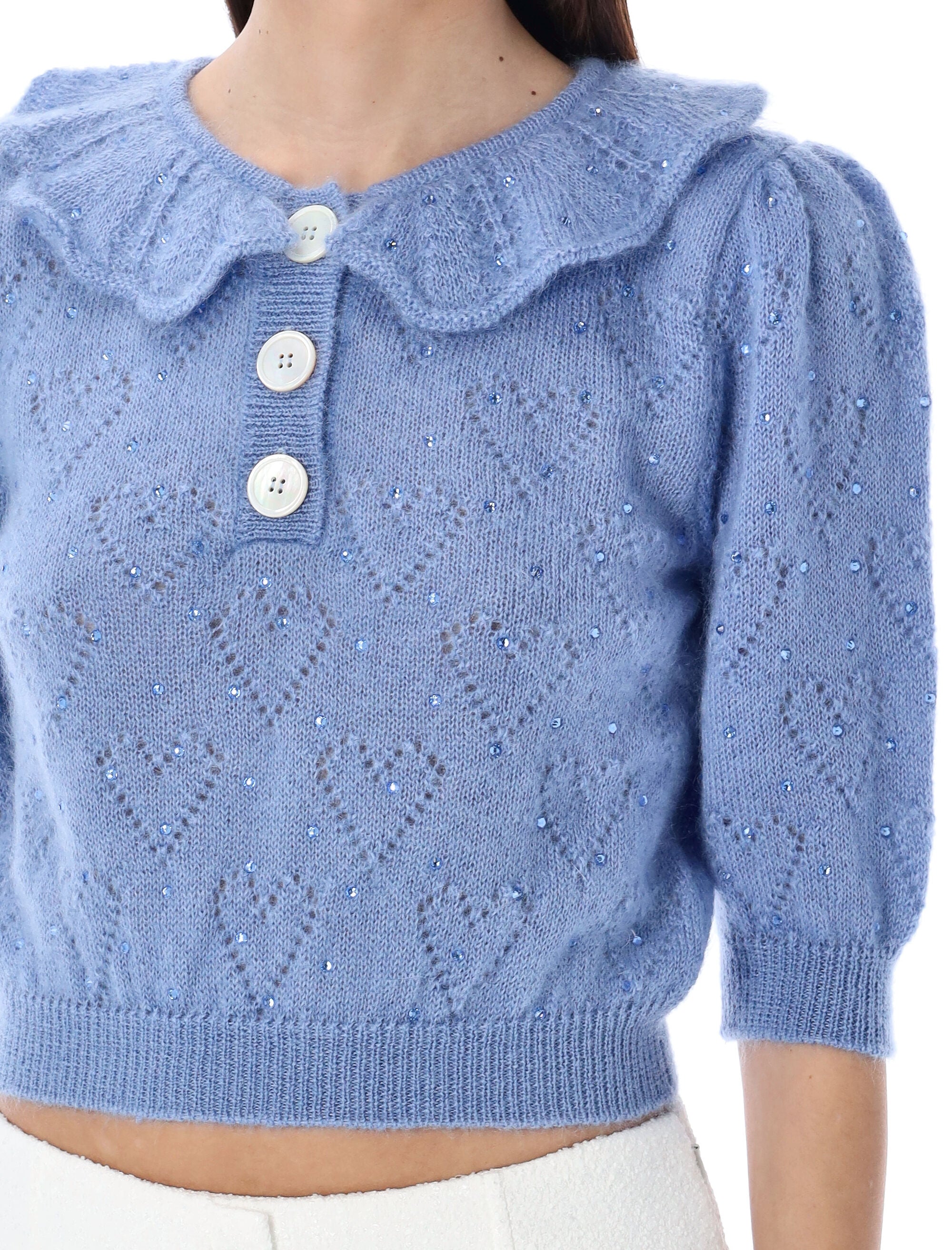 ALESSANDRA RICH-OUTLET-SALE-Knitwear BLAU-ARCHIVIST