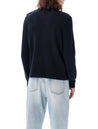 AMI PARIS-OUTLET-SALE-Knitwear BLAU-ARCHIVIST