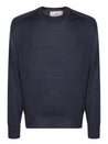 AMI PARIS-OUTLET-SALE-Knitwear BLAU-ARCHIVIST