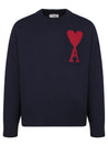 AMI PARIS-OUTLET-SALE-Knitwear BLAU-ARCHIVIST