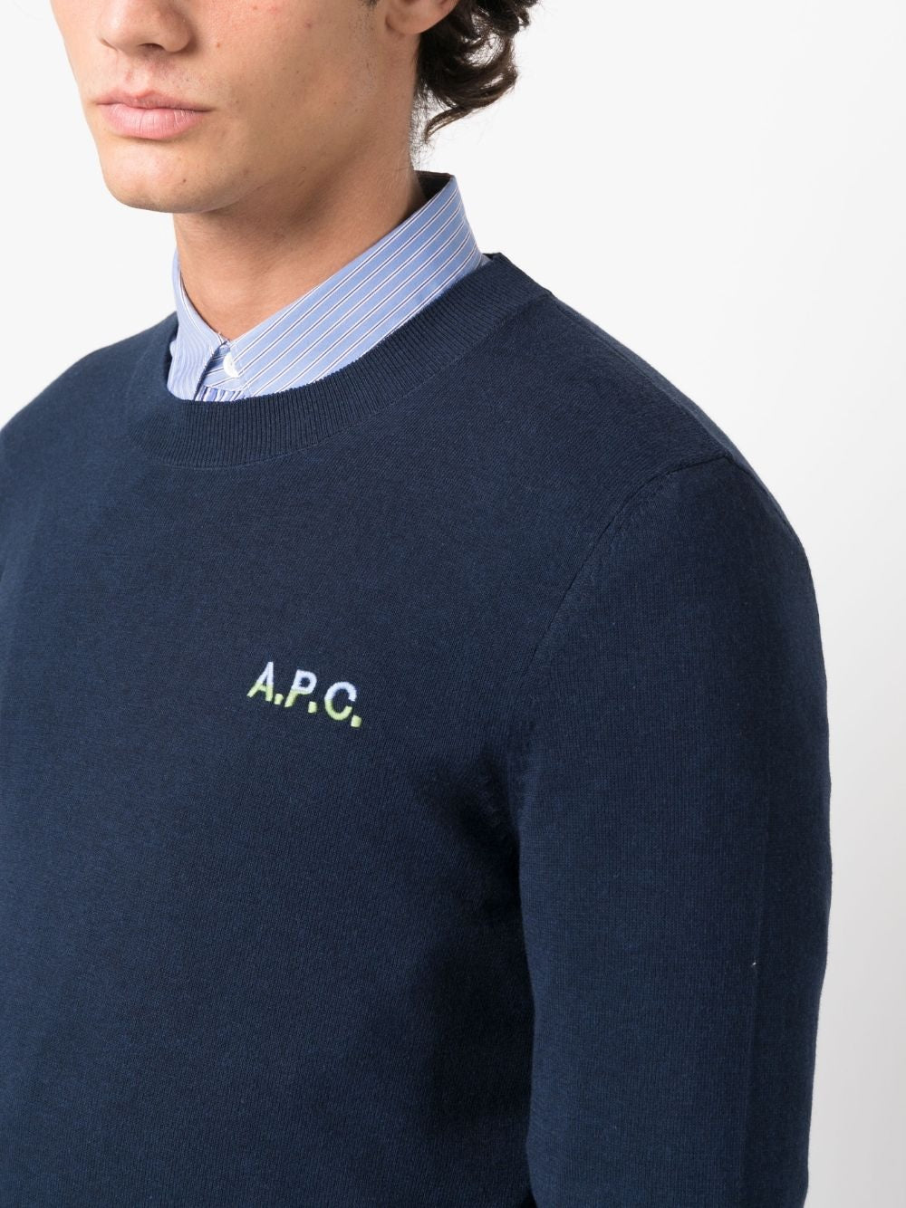 A.P.C.-OUTLET-SALE-Knitwear BLAU-ARCHIVIST