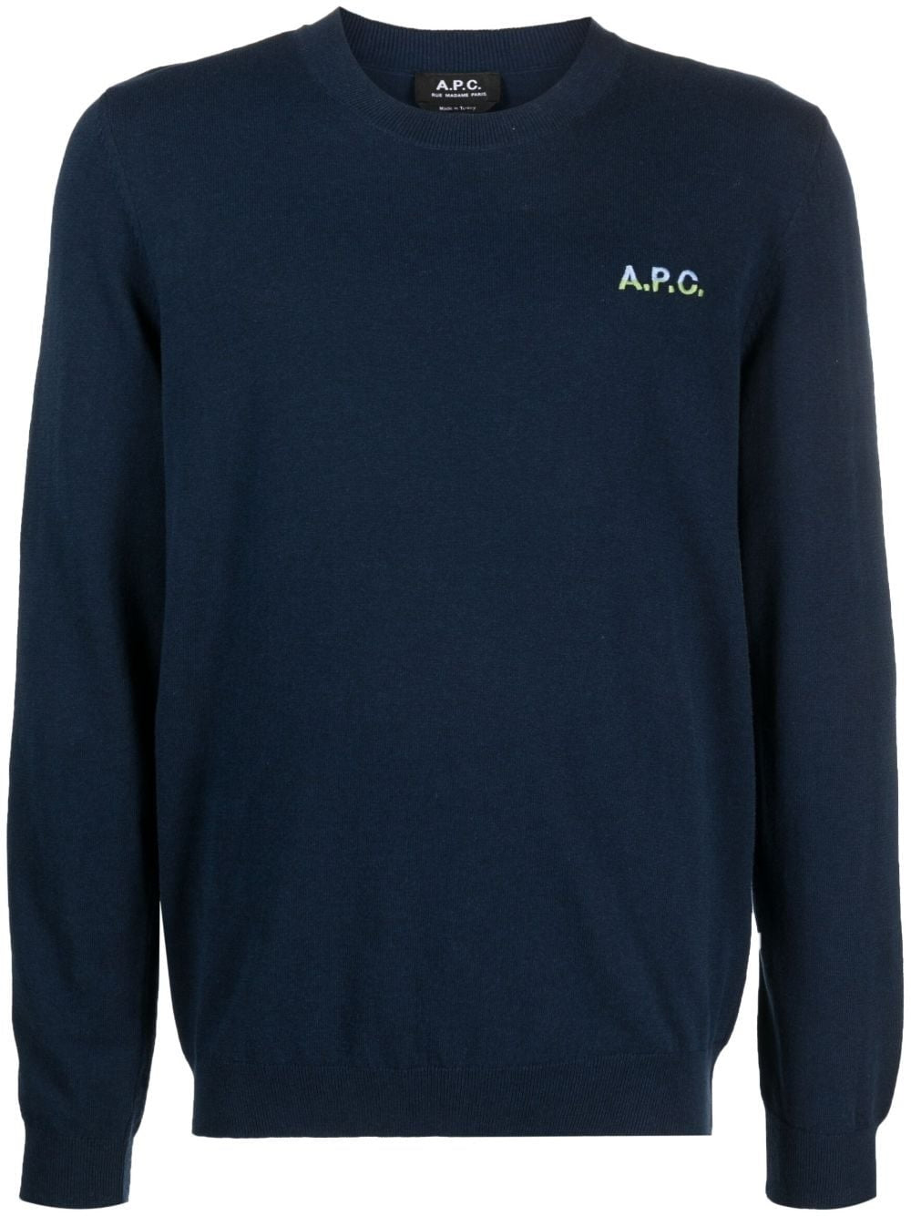 A.P.C.-OUTLET-SALE-Knitwear BLAU-ARCHIVIST