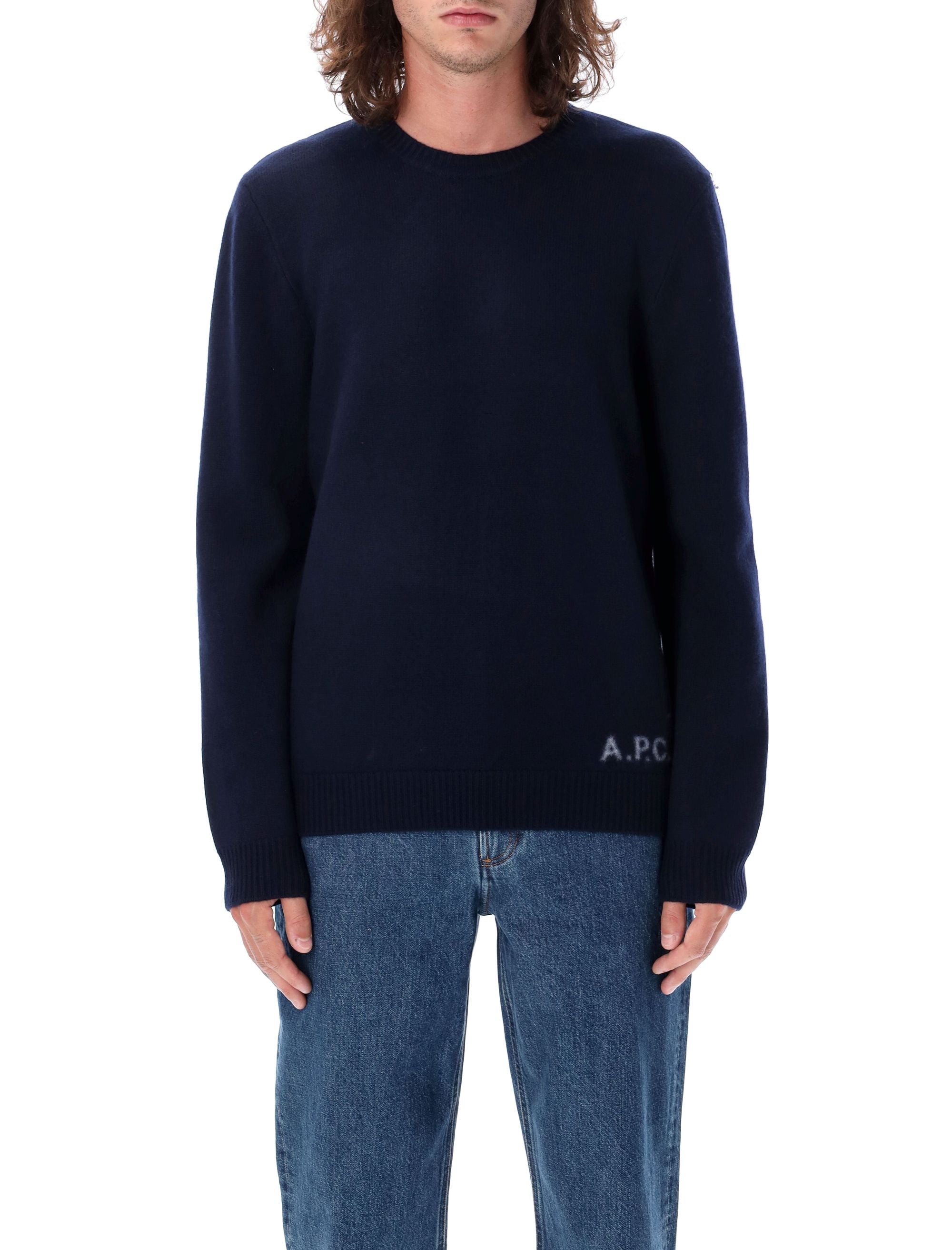 A.P.C.-OUTLET-SALE-Knitwear BLAU-ARCHIVIST