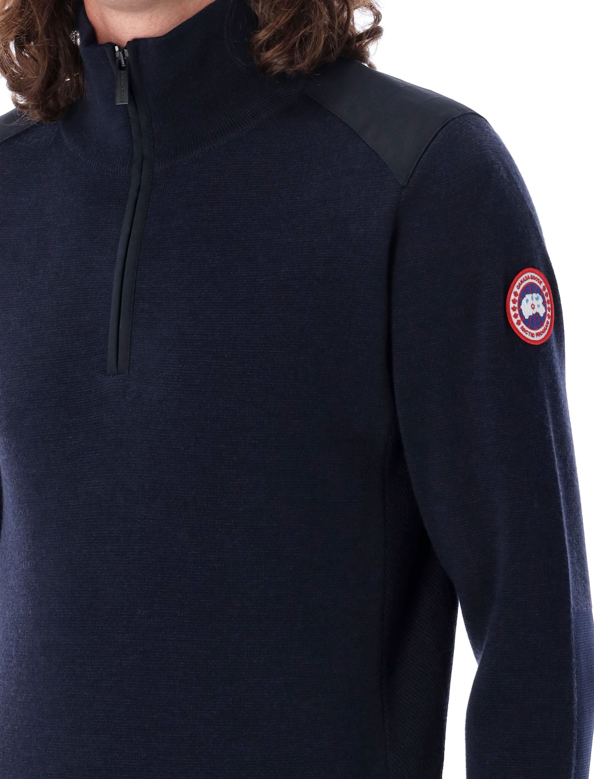 CANADA GOOSE-OUTLET-SALE-Knitwear BLAU-ARCHIVIST