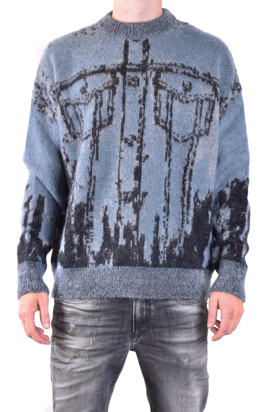 DIESEL-OUTLET-SALE-Knitwear BLAU-ARCHIVIST