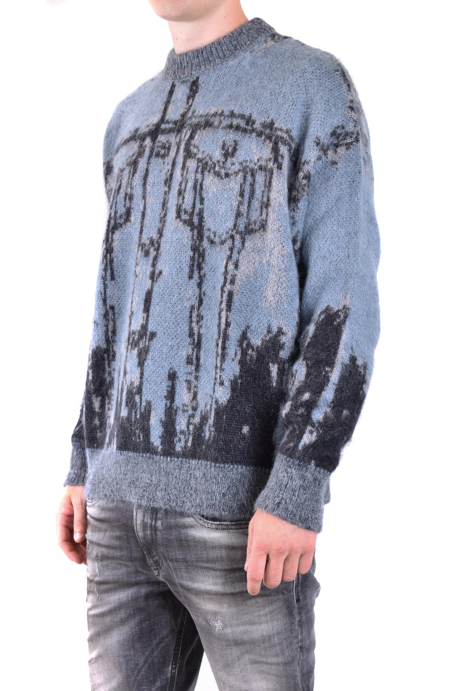 DIESEL-OUTLET-SALE-Knitwear BLAU-ARCHIVIST