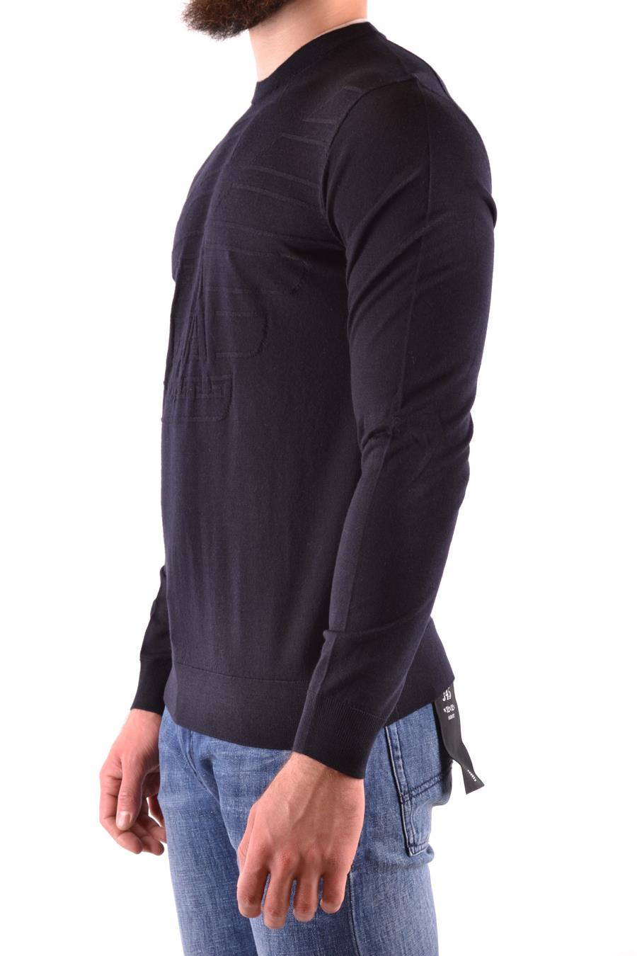 EMPORIO ARMANI-OUTLET-SALE-Knitwear BLAU-ARCHIVIST