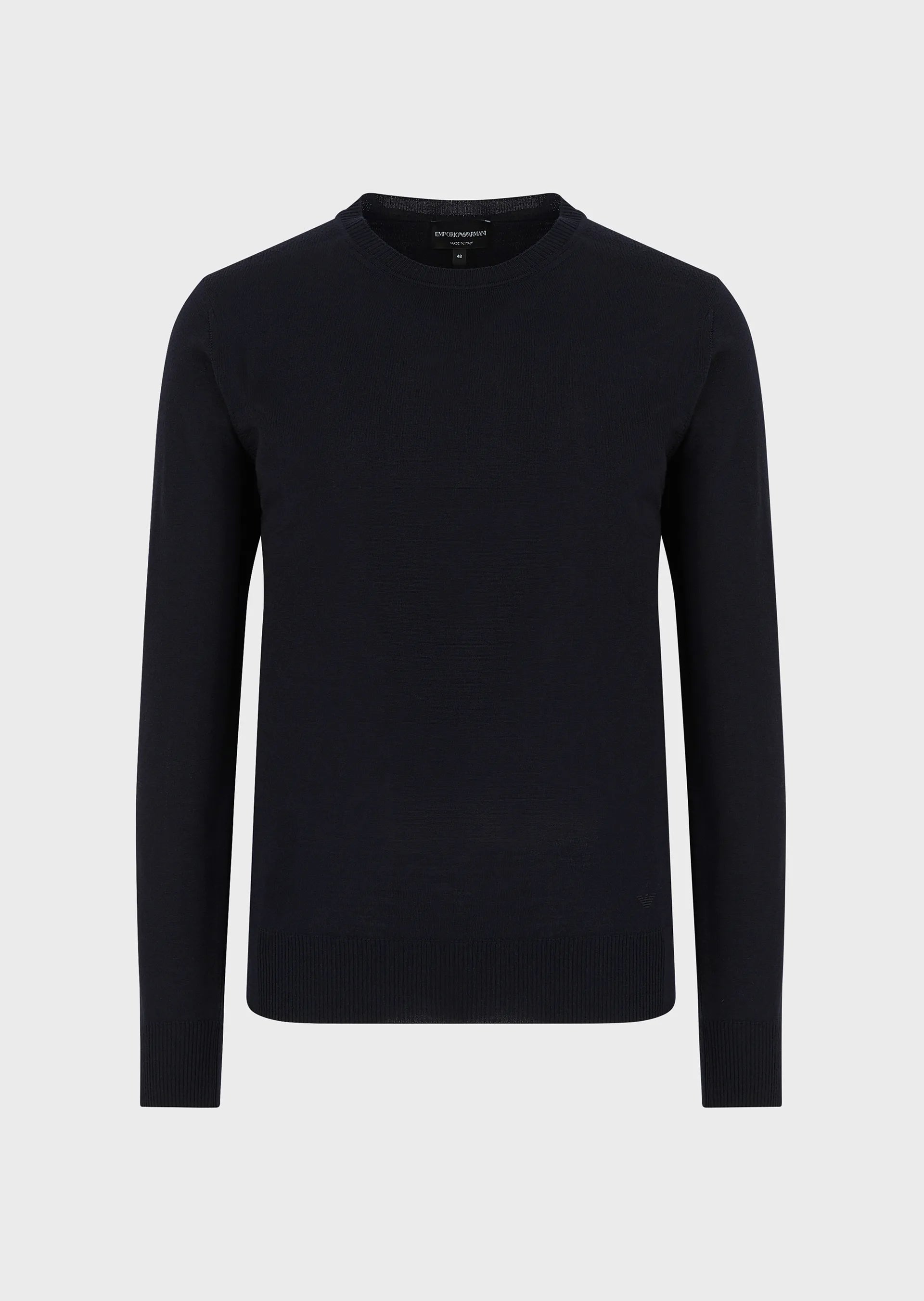 Emporio Armani-OUTLET-SALE-Knitwear BLAU-ARCHIVIST