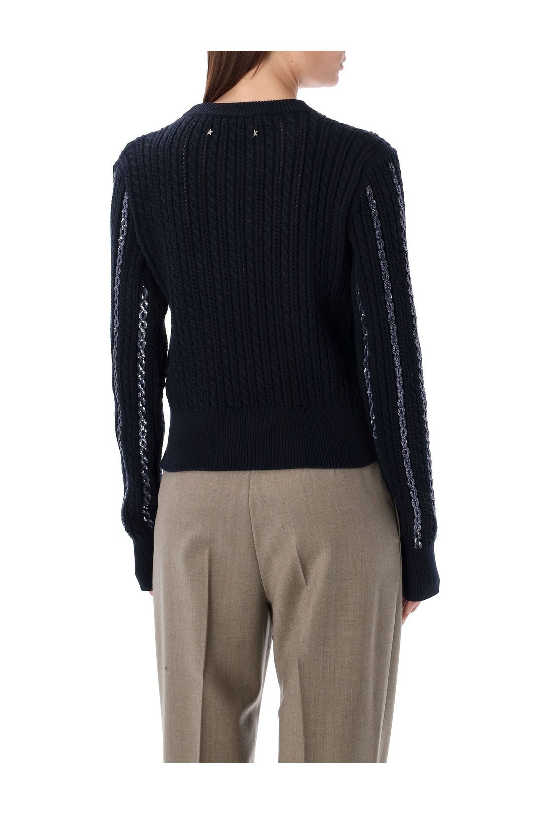 GOLDEN GOOSE DELUXE BRAND-OUTLET-SALE-Knitwear BLAU-ARCHIVIST