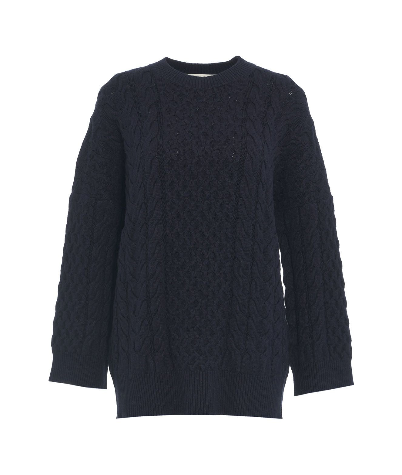 KAOS-OUTLET-SALE-Knitwear BLAU-ARCHIVIST