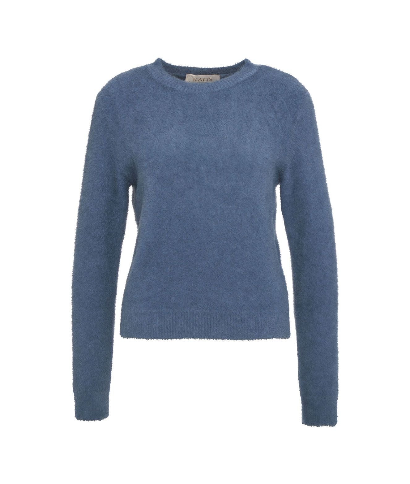 KAOS-OUTLET-SALE-Knitwear BLAU-ARCHIVIST