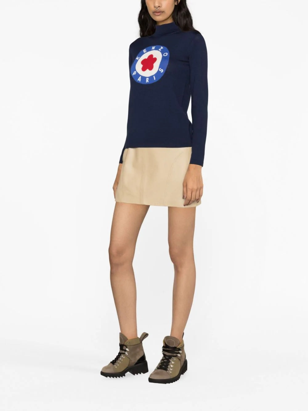 KENZO-OUTLET-SALE-Knitwear BLAU-ARCHIVIST