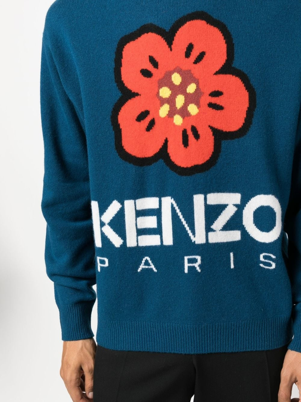 KENZO-OUTLET-SALE-Knitwear BLAU-ARCHIVIST