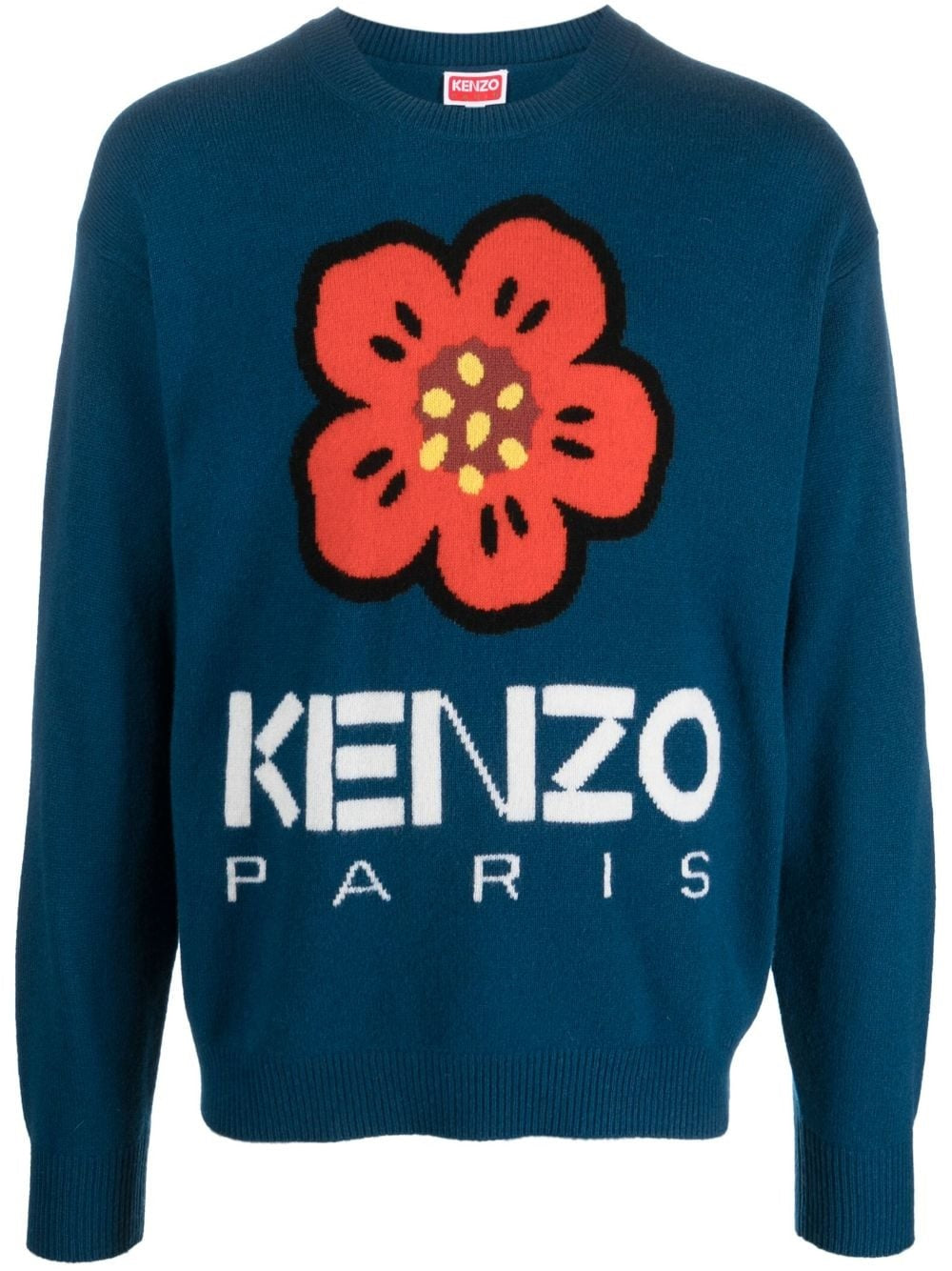 KENZO-OUTLET-SALE-Knitwear BLAU-ARCHIVIST