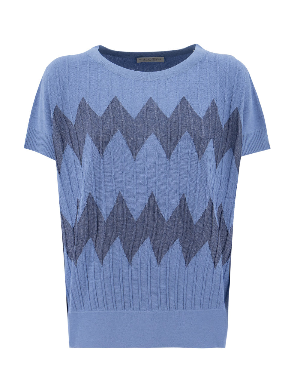 Le Tricot Perugia-OUTLET-SALE-Knitwear BLAU-ARCHIVIST