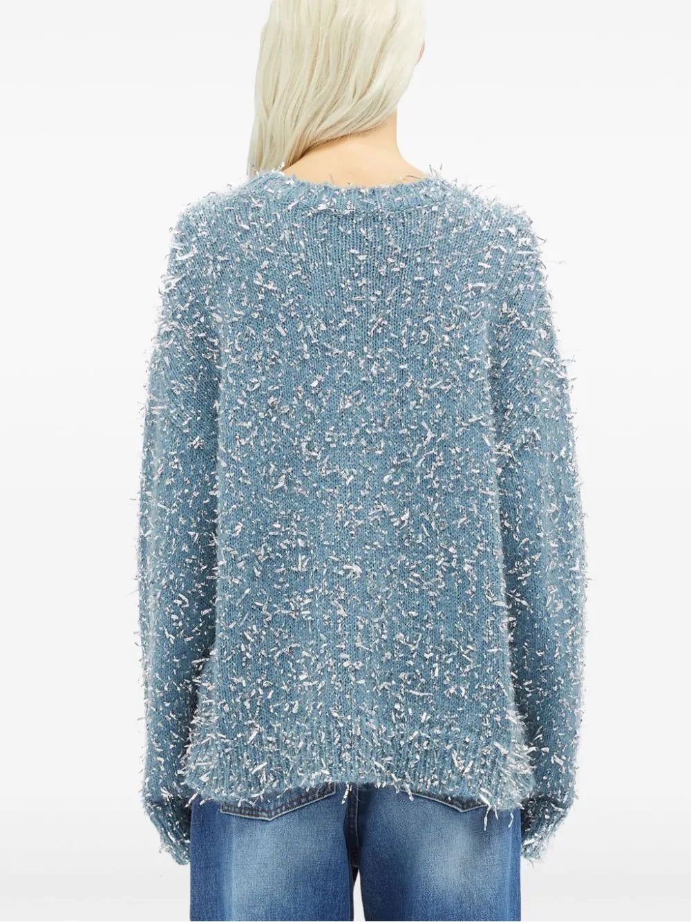 MSGM-OUTLET-SALE-Knitwear BLAU-ARCHIVIST