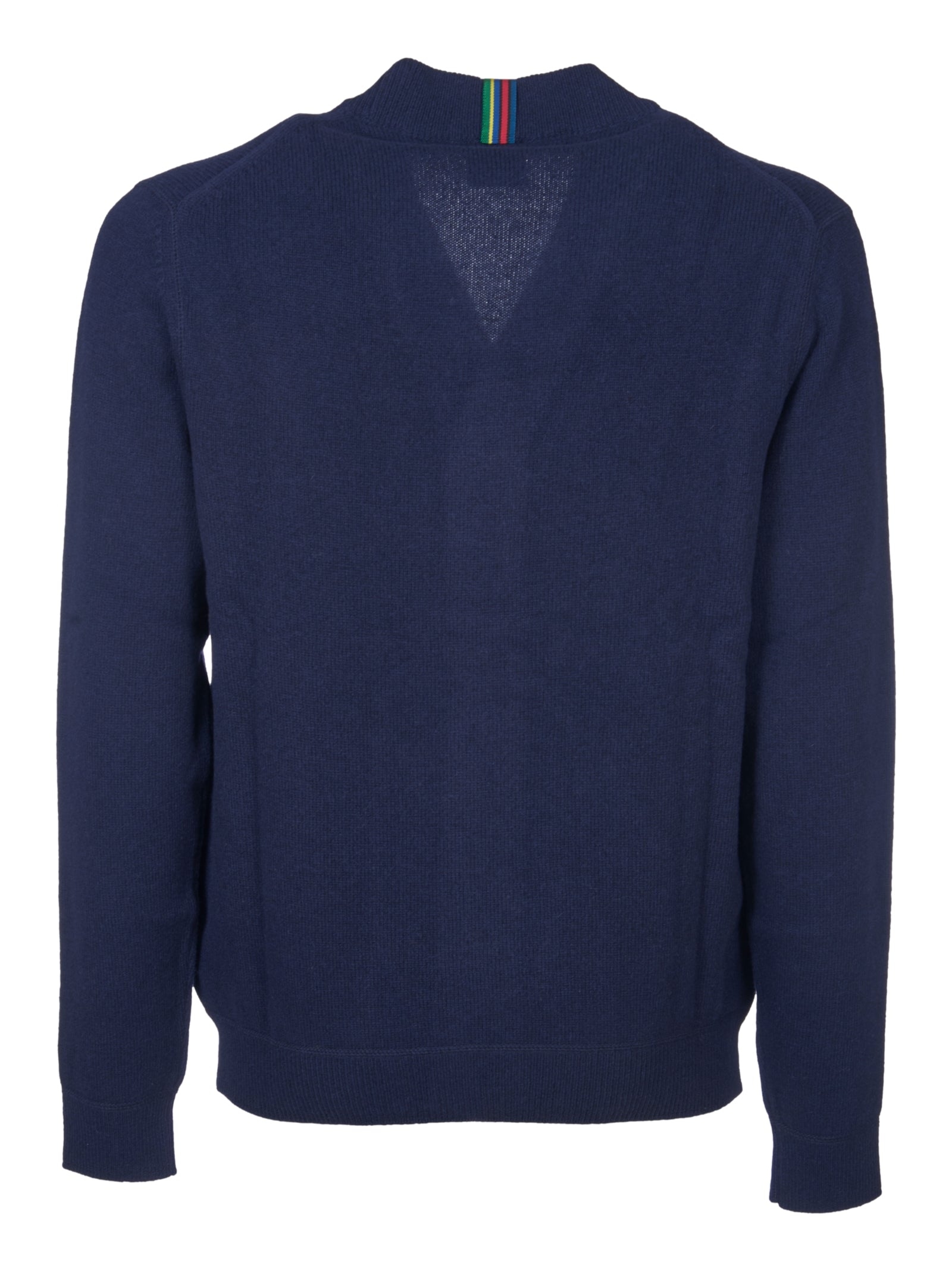 Paul Smith-OUTLET-SALE-Knitwear BLAU-ARCHIVIST