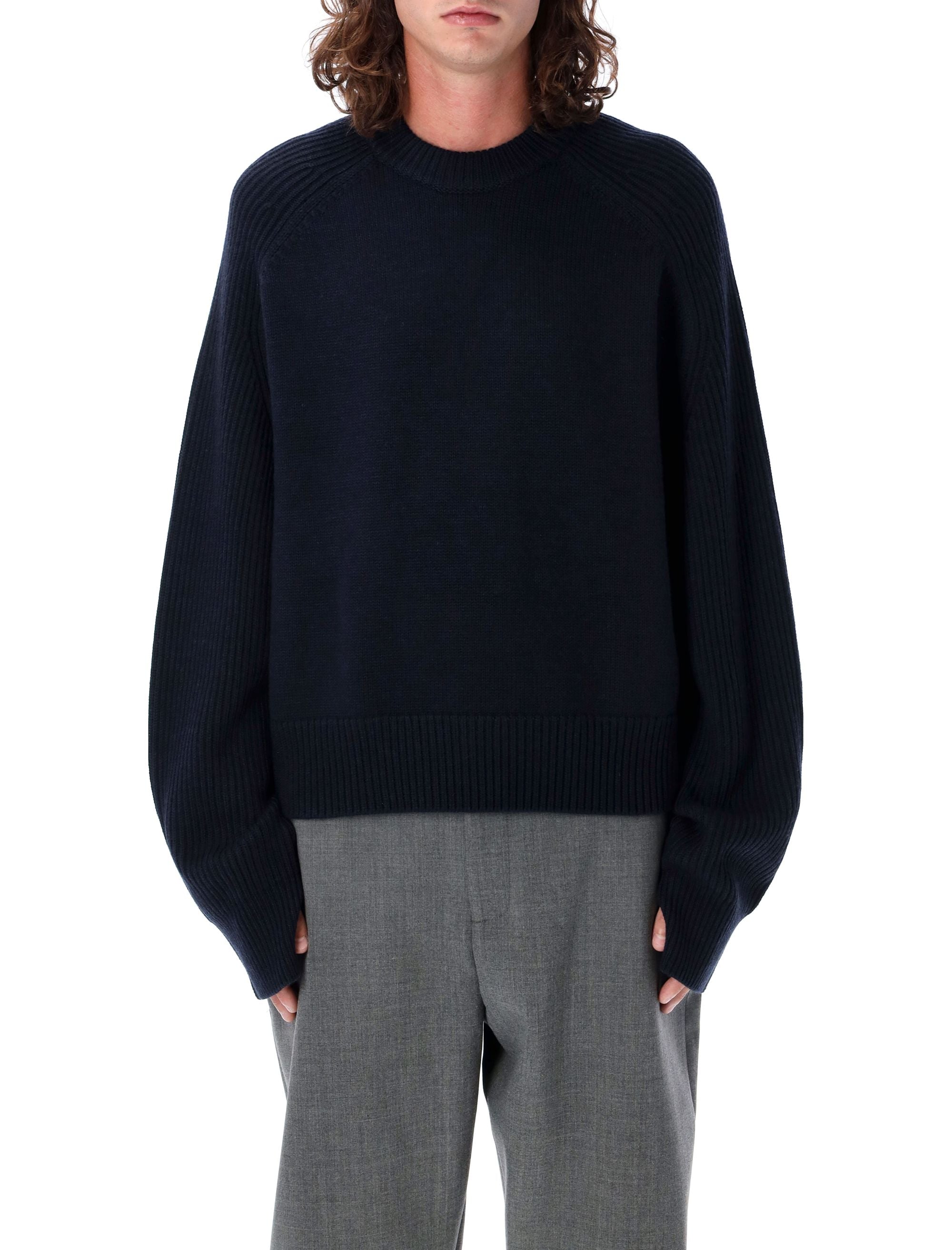 STUDIO NICHOLSON-OUTLET-SALE-Knitwear BLAU-ARCHIVIST