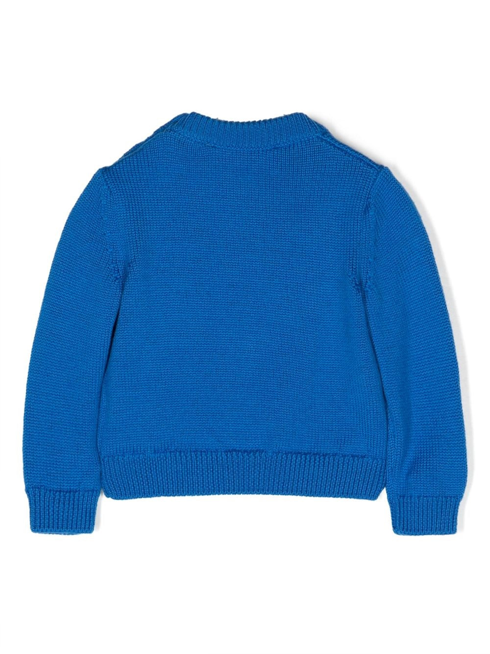 VERSACE-OUTLET-SALE-Knitwear BLAU-ARCHIVIST