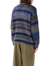 YMC-OUTLET-SALE-Knitwear BLAU-ARCHIVIST