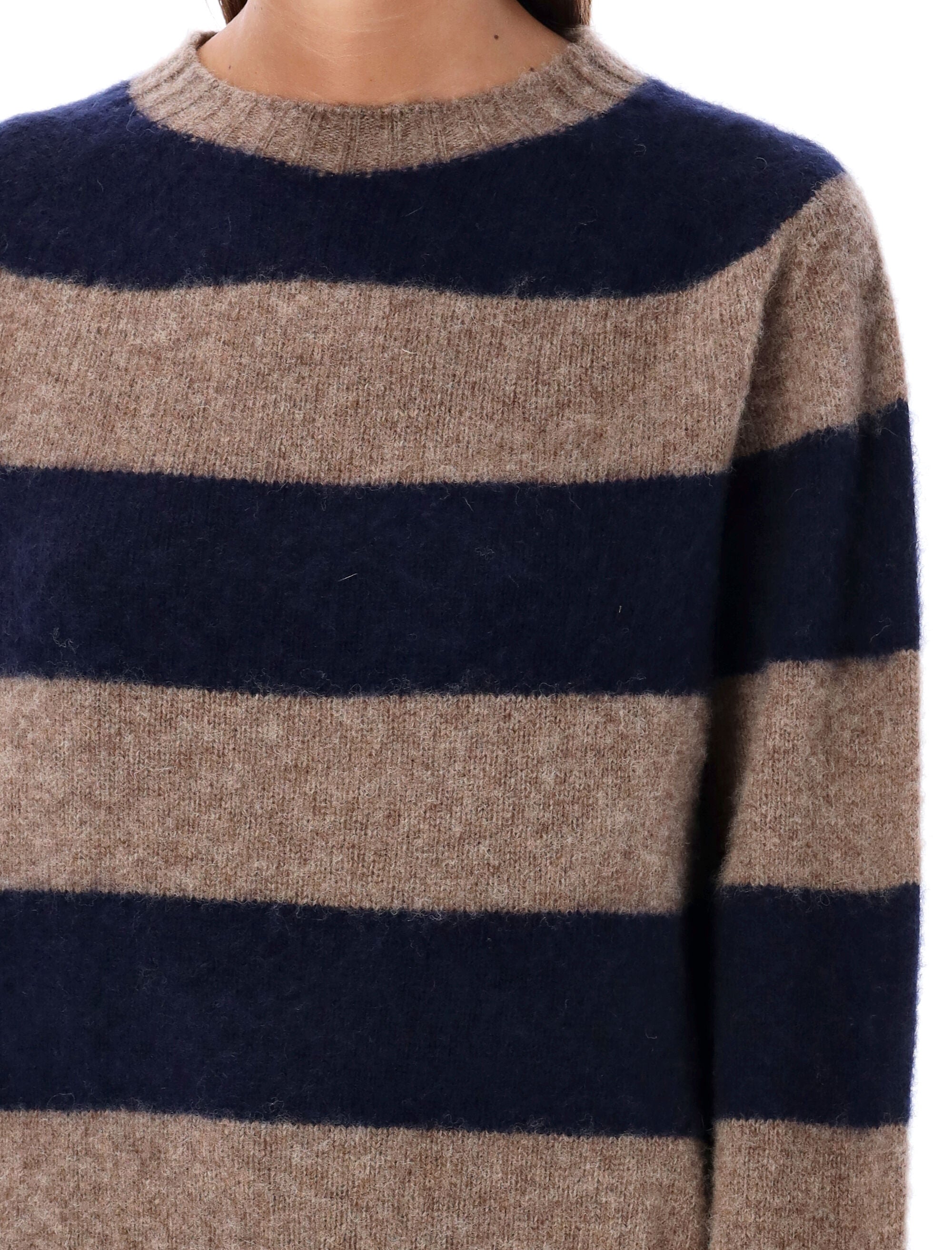 YMC-OUTLET-SALE-Knitwear BLAU-ARCHIVIST