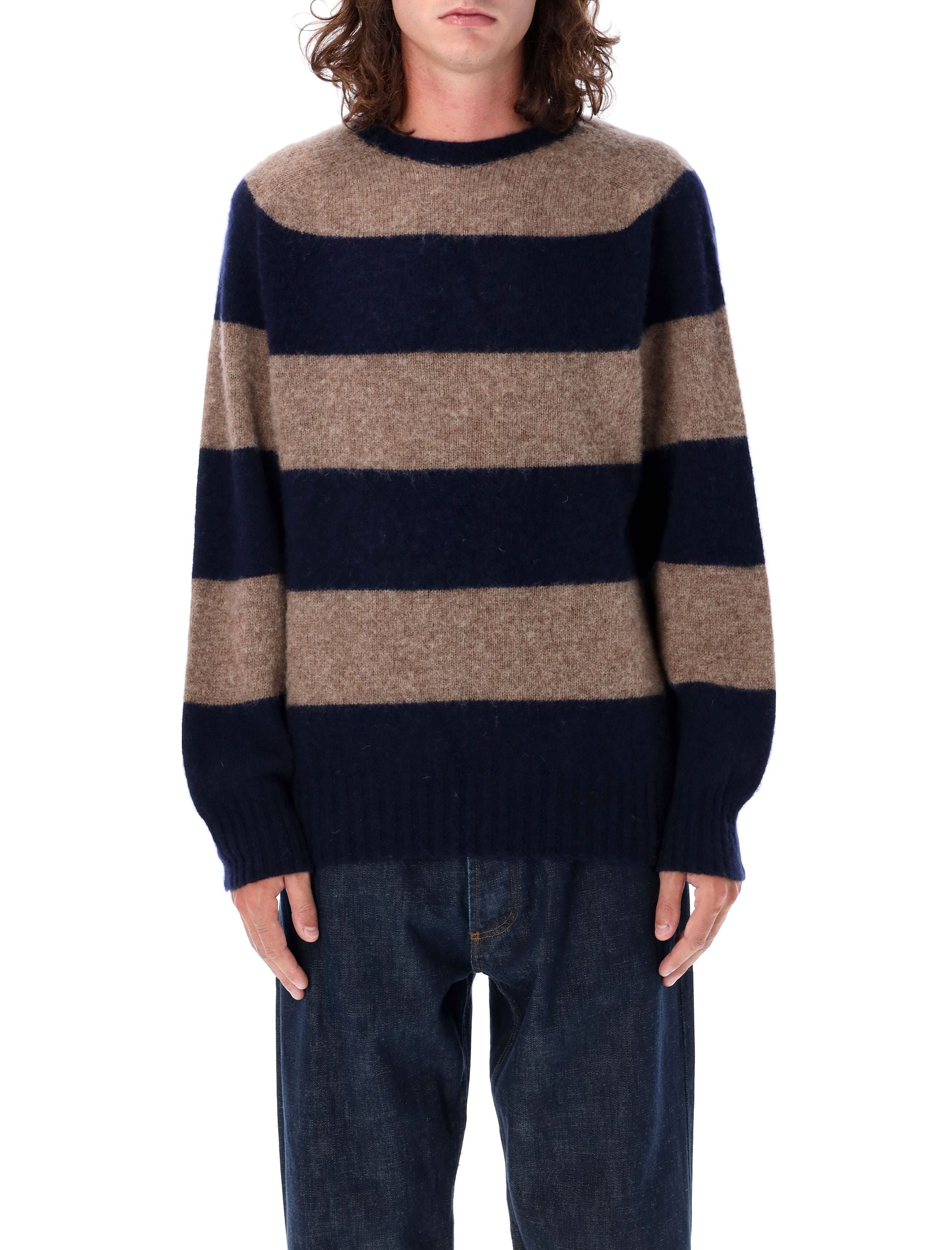 YMC-OUTLET-SALE-Knitwear BLAU-ARCHIVIST