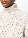 BRUNELLO CUCINELLI-OUTLET-SALE-Knitwear Beige-ARCHIVIST