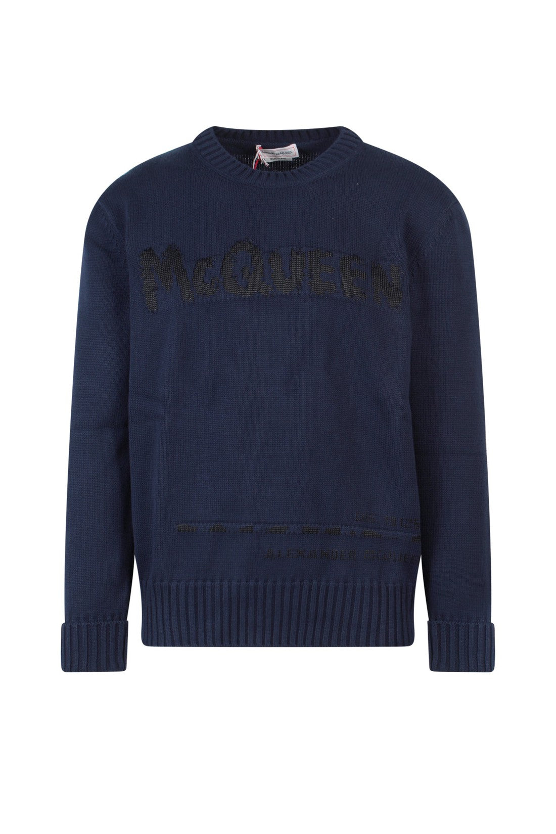 ALEXANDER MCQUEEN-OUTLET-SALE-Knitwear Blau-ARCHIVIST