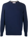 BRUNELLO CUCINELLI-OUTLET-SALE-Knitwear Blau-ARCHIVIST