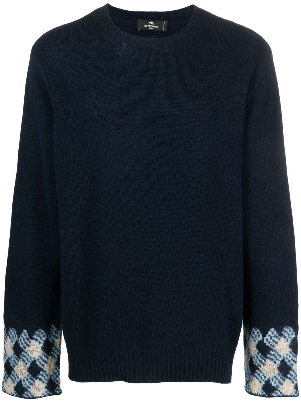 ETRO-OUTLET-SALE-Knitwear Blau-ARCHIVIST