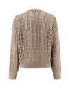 BRUNELLO CUCINELLI-OUTLET-SALE-Knitwear Braun-ARCHIVIST