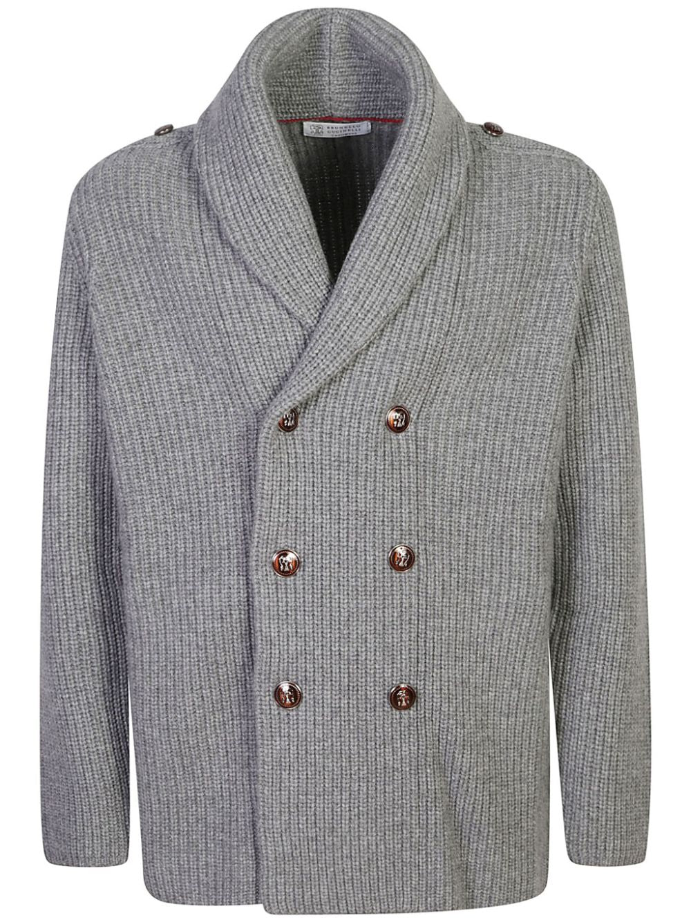 Brunello Cucinelli-OUTLET-SALE-Knitwear GRAU-ARCHIVIST