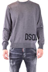 DSQUARED2-OUTLET-SALE-Knitwear GRAU-ARCHIVIST