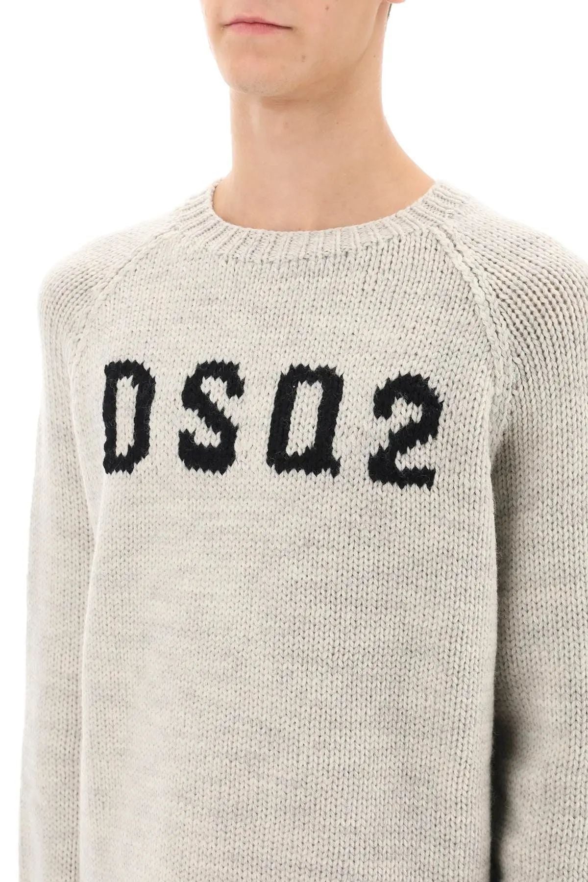 DSQUARED2-OUTLET-SALE-Knitwear GRAU-ARCHIVIST