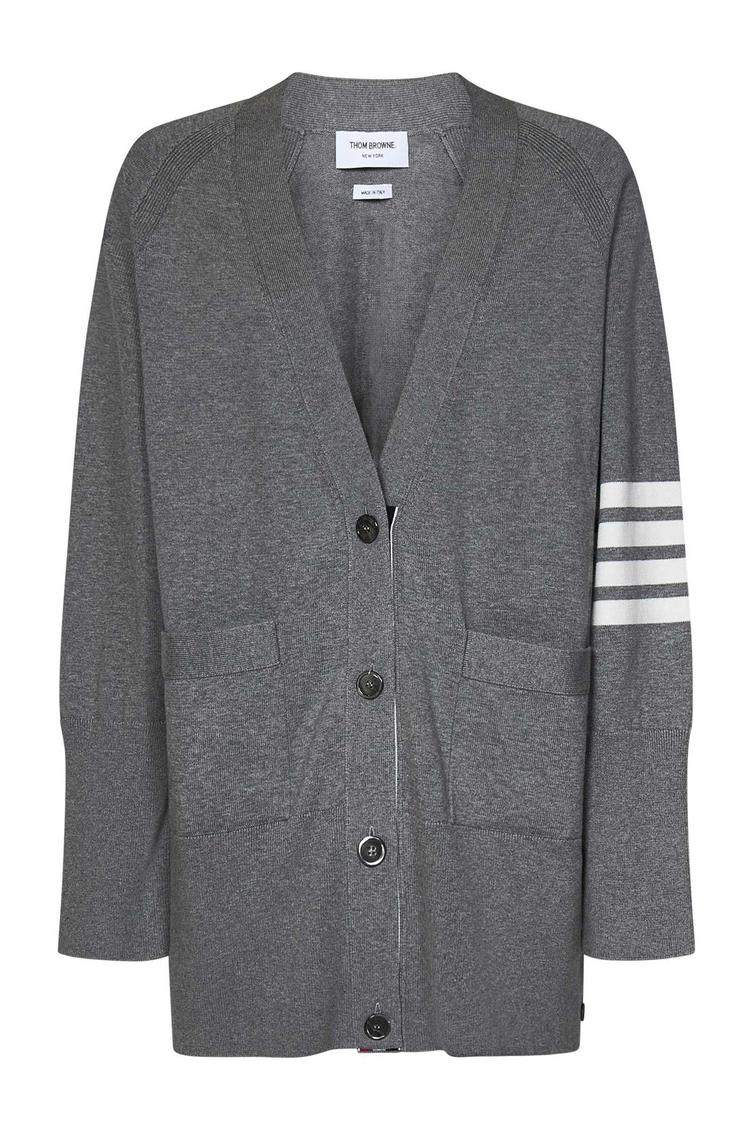 Thom Browne-OUTLET-SALE-Knitwear GRAU-ARCHIVIST