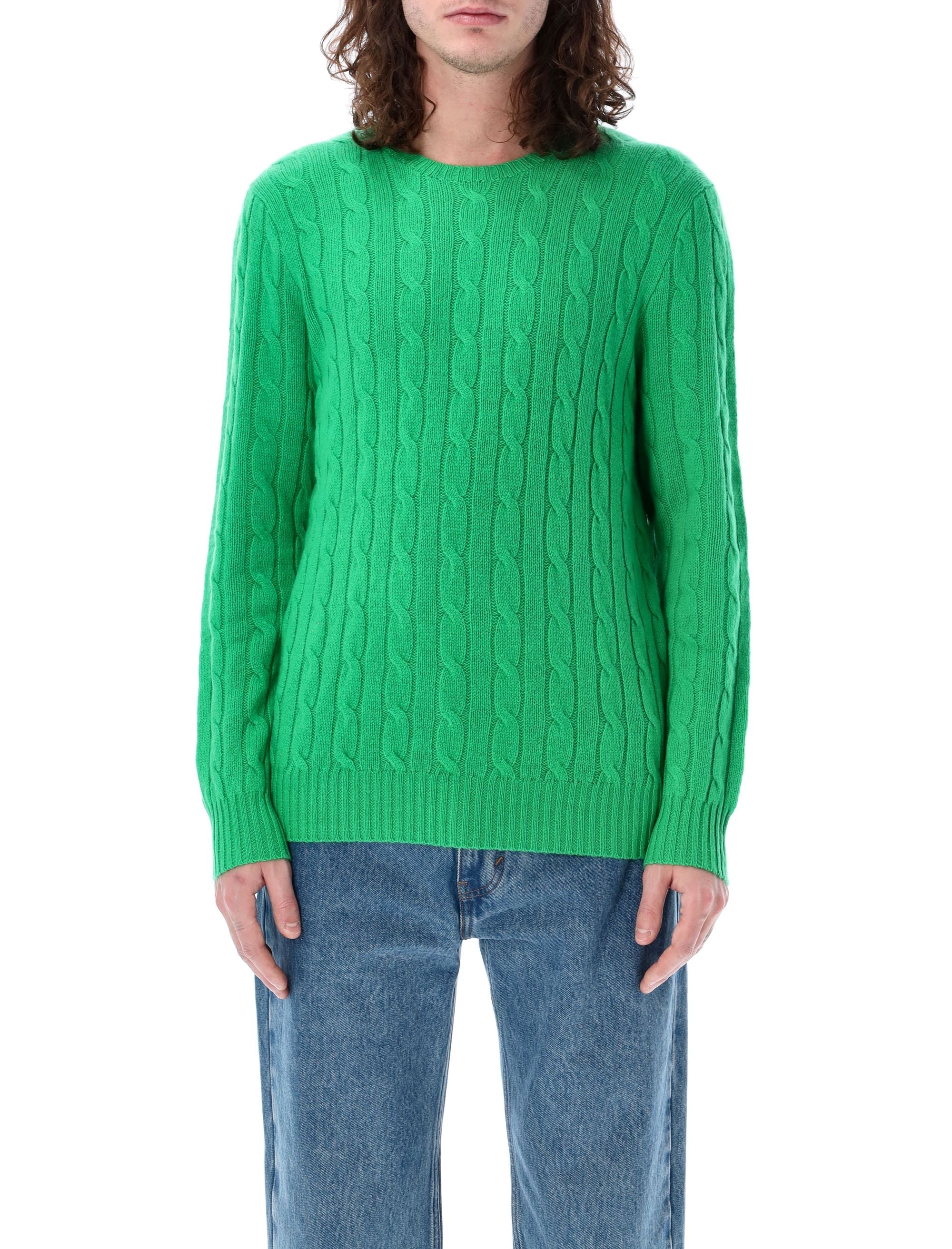 RALPH LAUREN-OUTLET-SALE-Knitwear GRÜN-ARCHIVIST