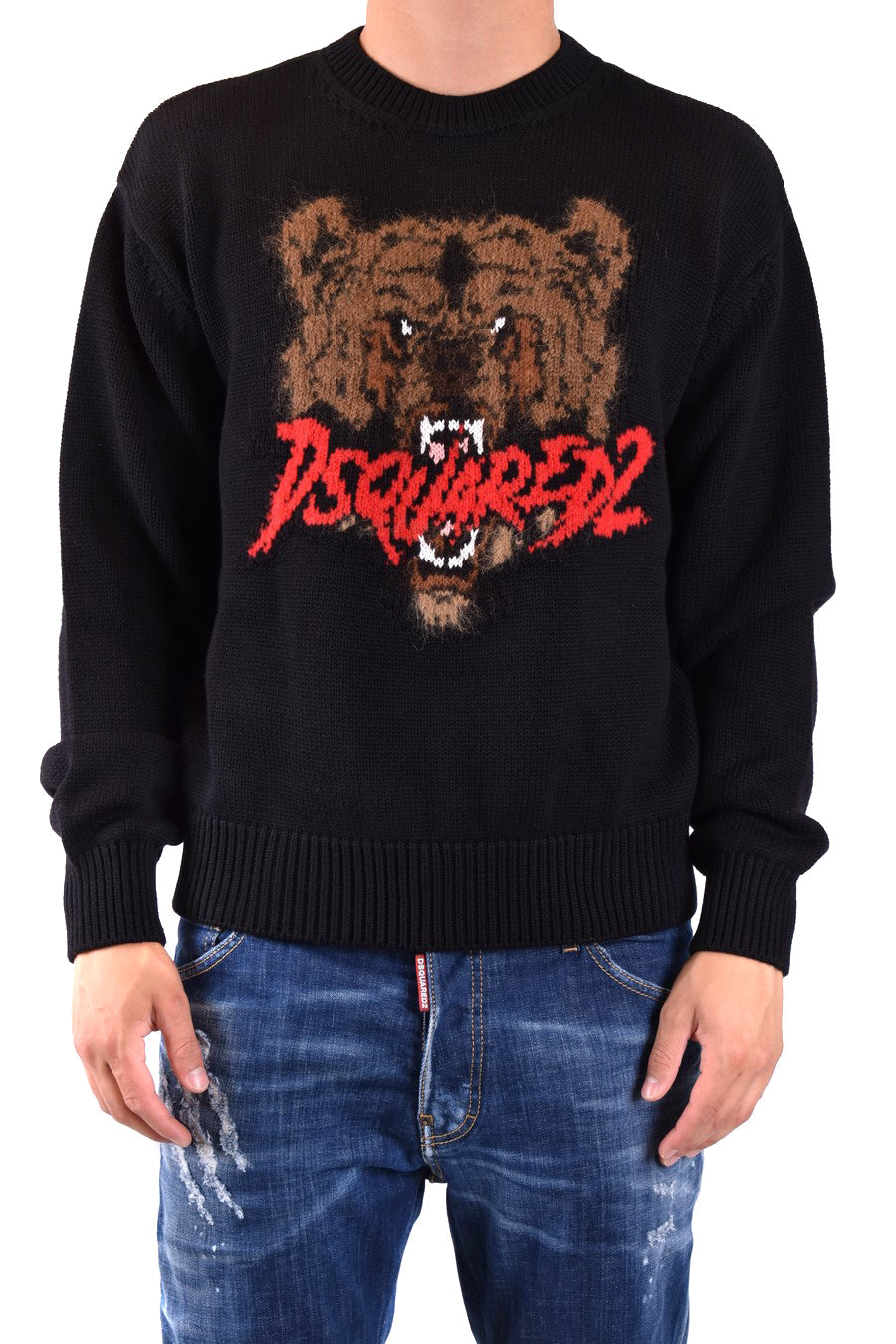 DSQUARED2-OUTLET-SALE-Knitwear SCHWARZ-ARCHIVIST