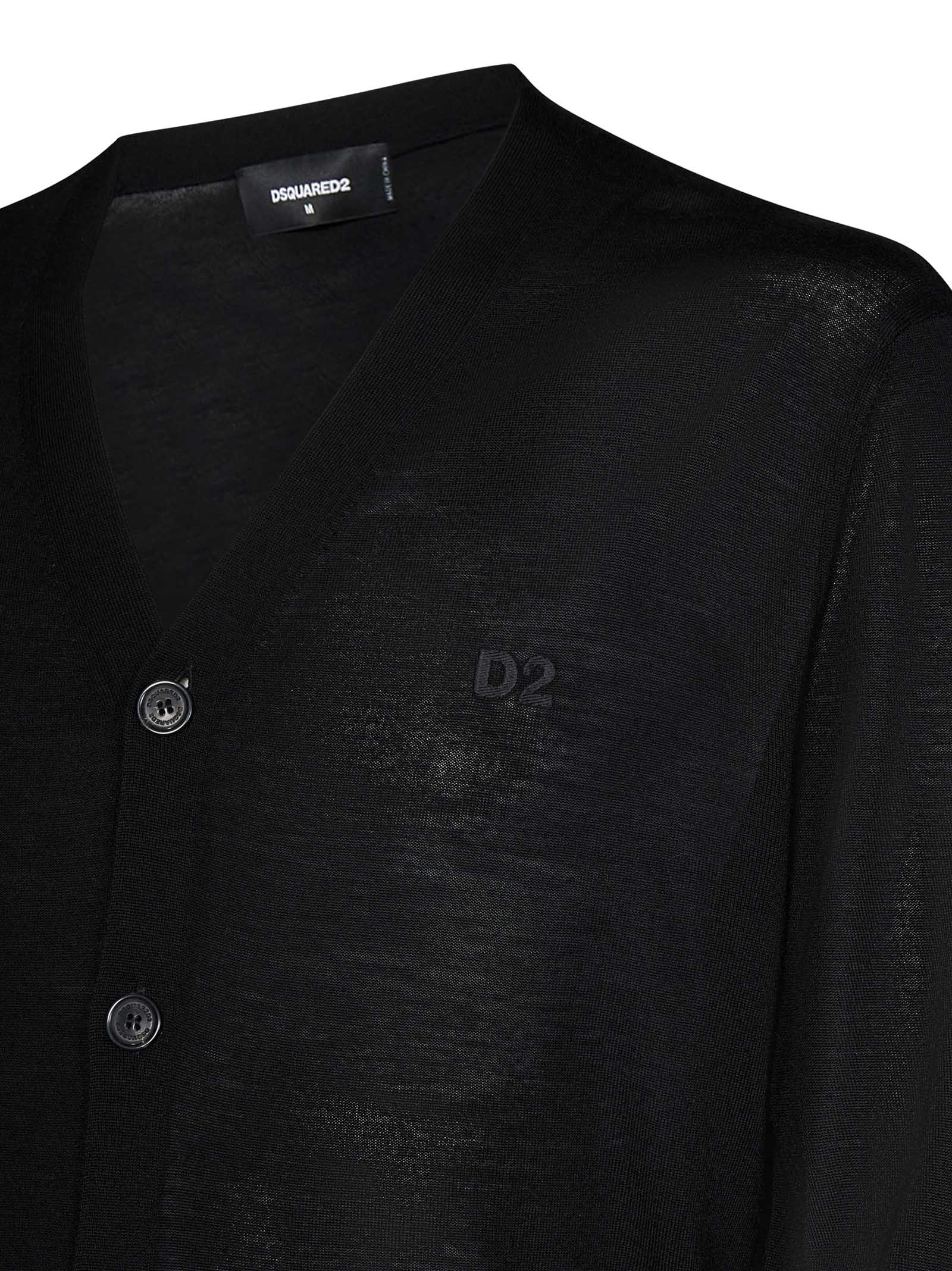 DSQUARED2-OUTLET-SALE-Knitwear SCHWARZ-ARCHIVIST