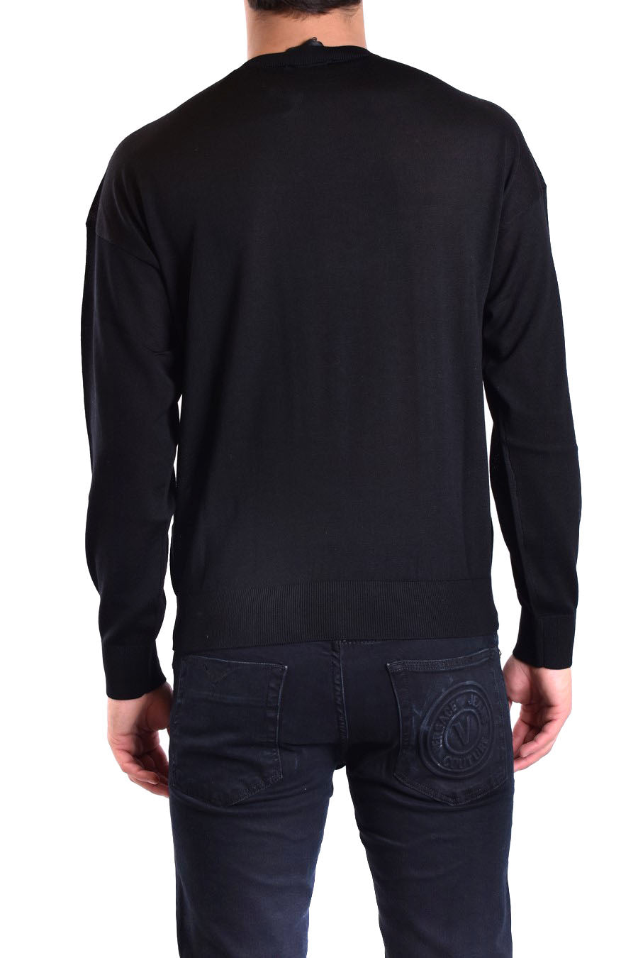 EMPORIO ARMANI-OUTLET-SALE-Knitwear SCHWARZ-ARCHIVIST