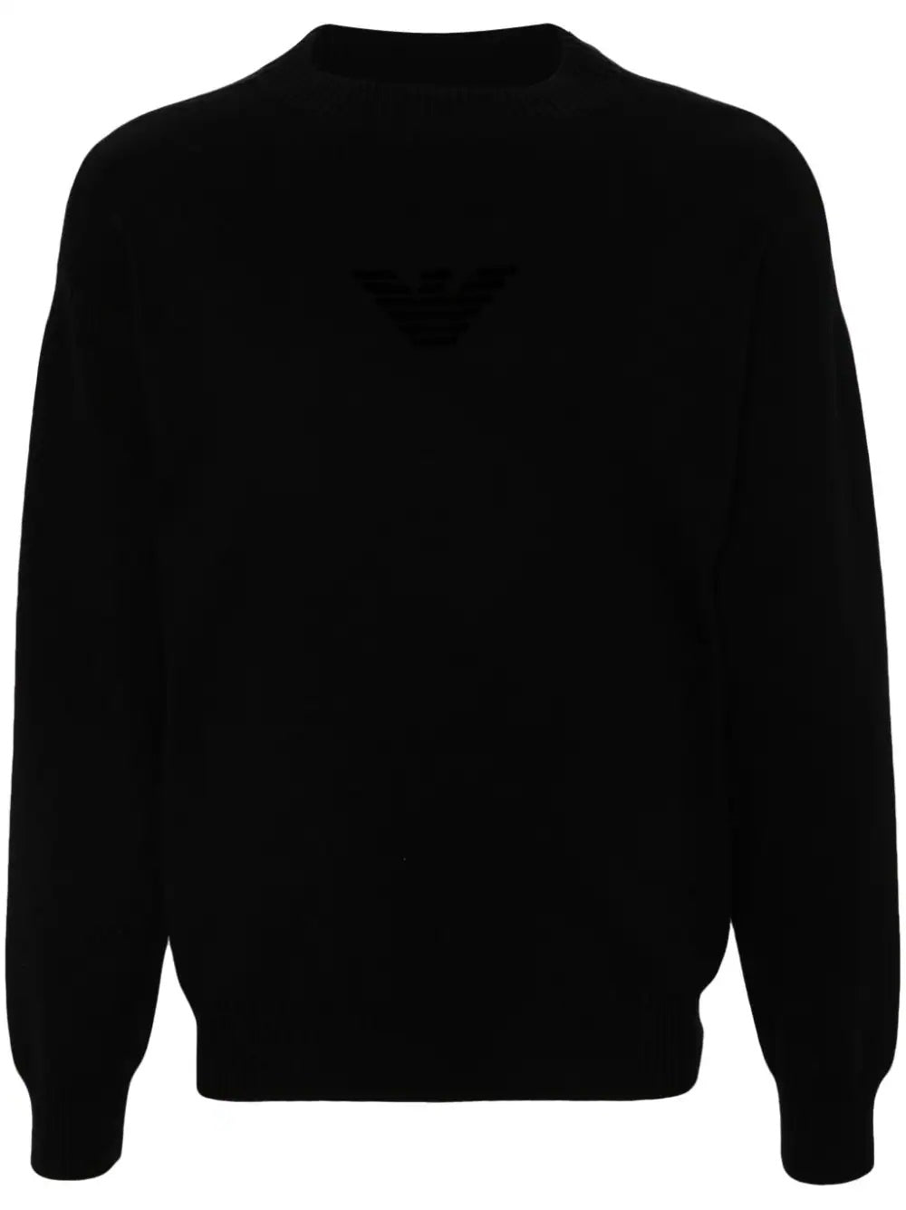 EMPORIO ARMANI-OUTLET-SALE-Knitwear SCHWARZ-ARCHIVIST