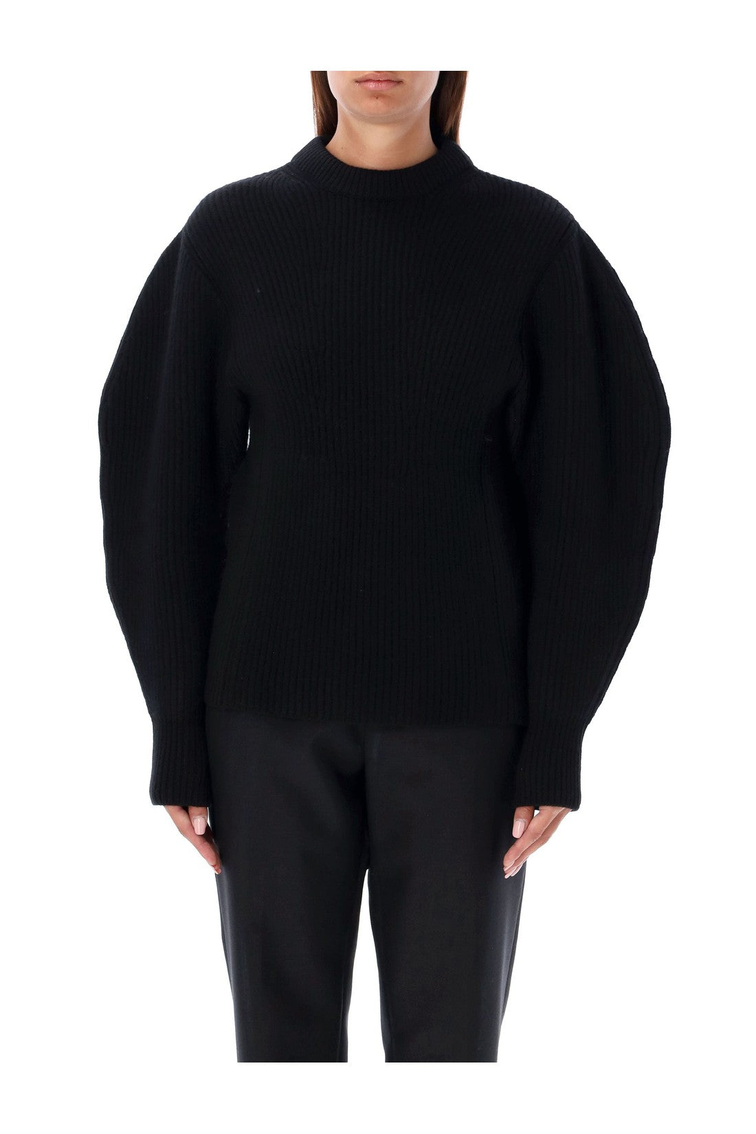 JIL SANDER-OUTLET-SALE-Knitwear SCHWARZ-ARCHIVIST