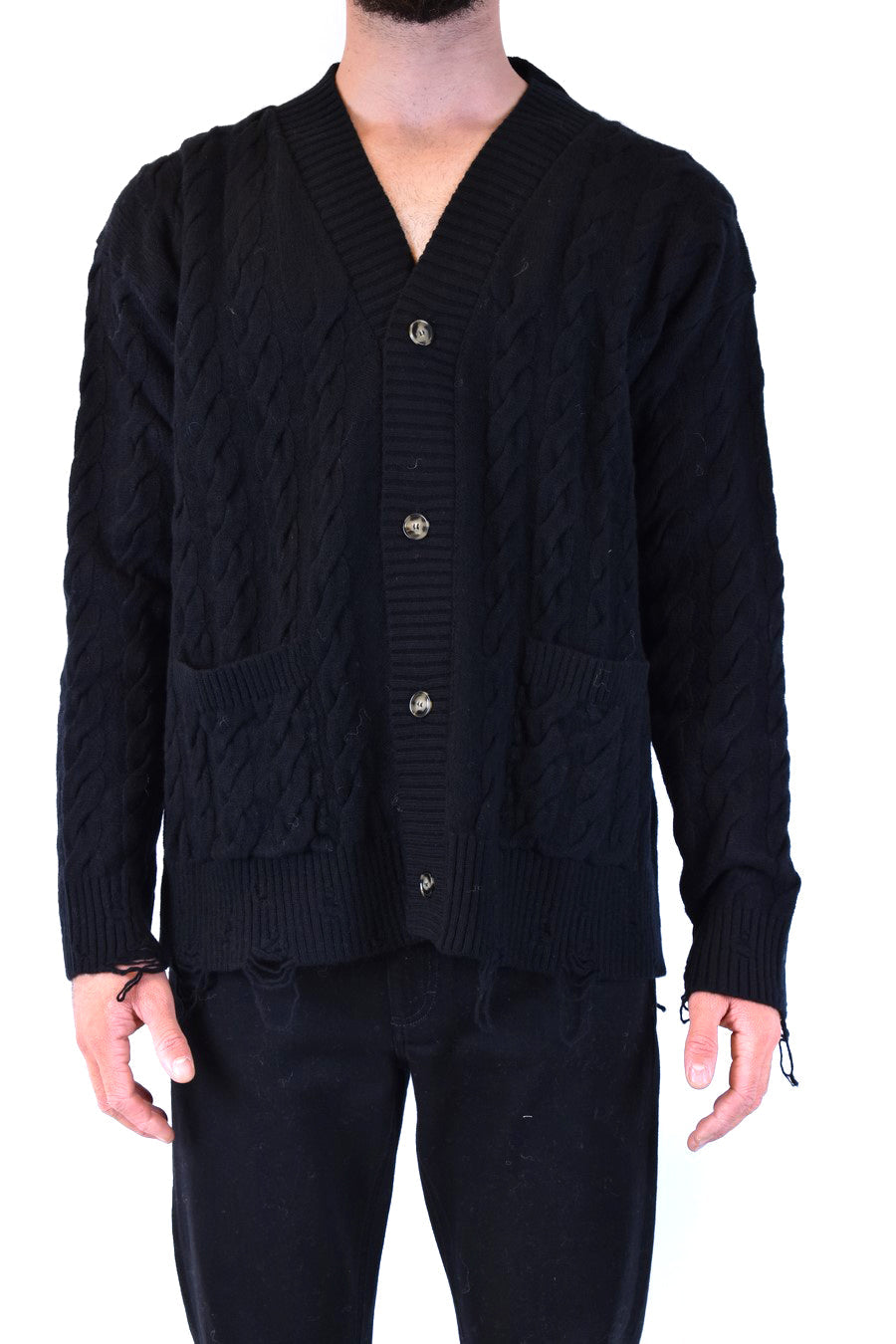 LANEUS-OUTLET-SALE-Knitwear SCHWARZ-ARCHIVIST