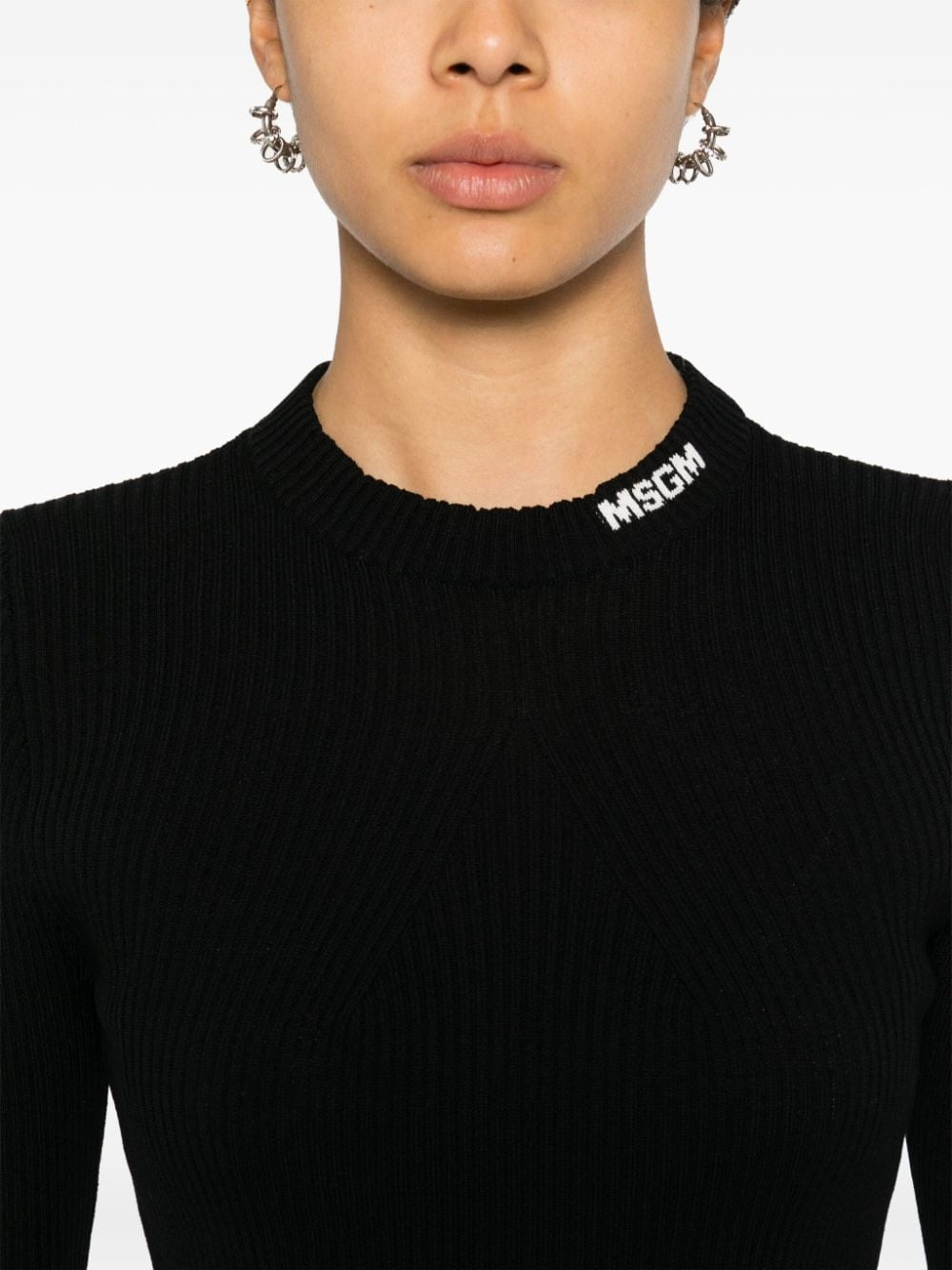 MSGM-OUTLET-SALE-Knitwear SCHWARZ-ARCHIVIST