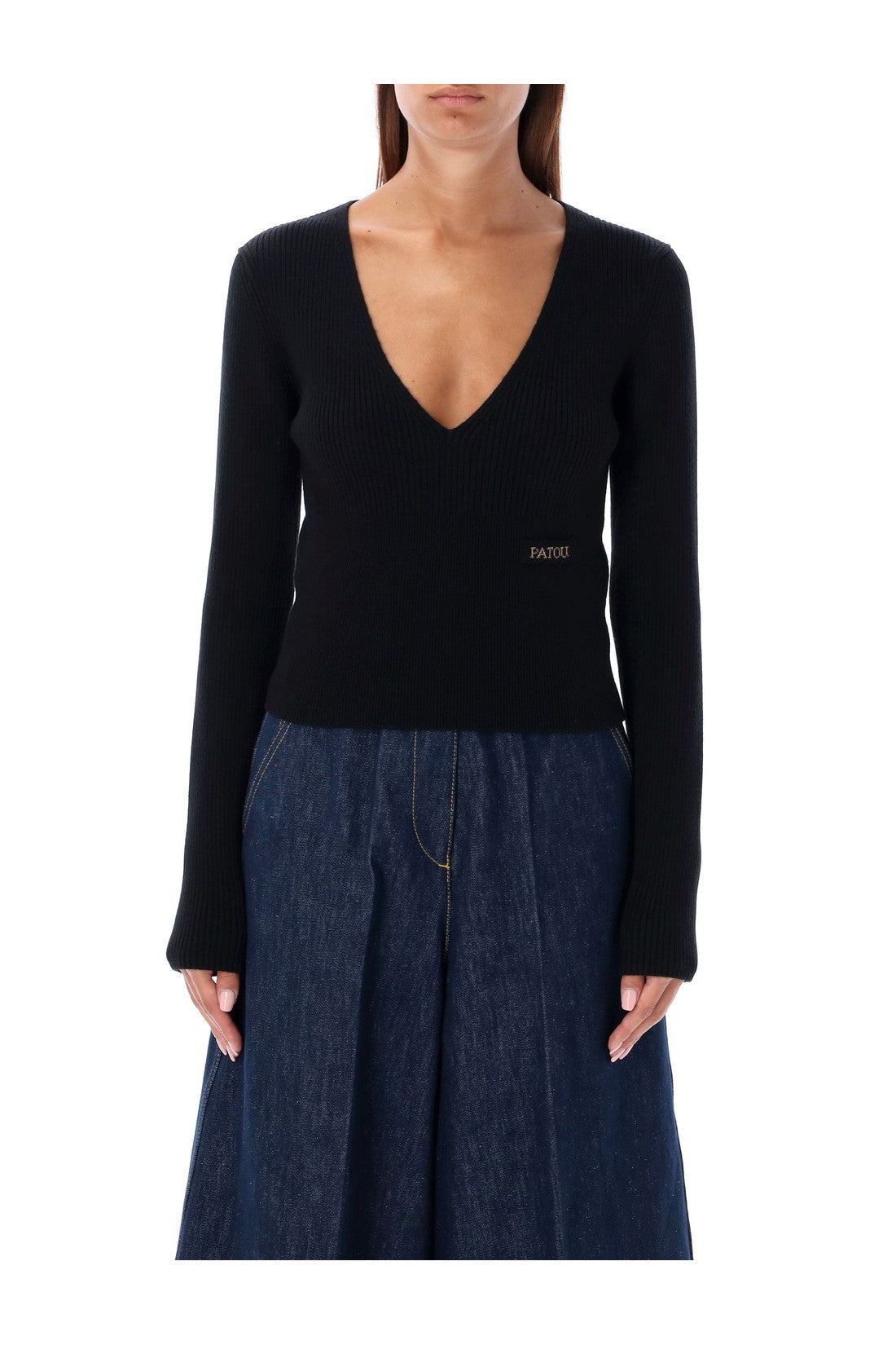 PATOU-OUTLET-SALE-Knitwear SCHWARZ-ARCHIVIST