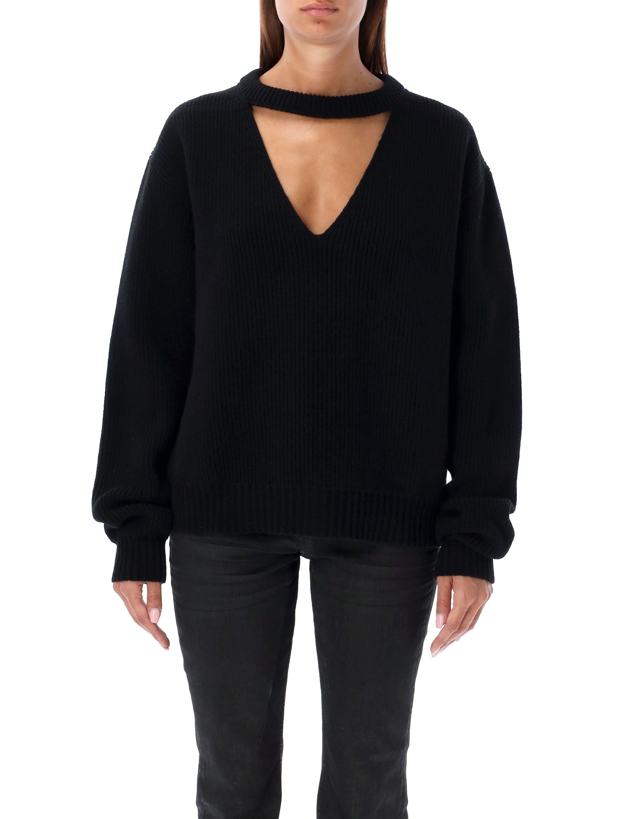 RICK OWENS-OUTLET-SALE-Knitwear SCHWARZ-ARCHIVIST